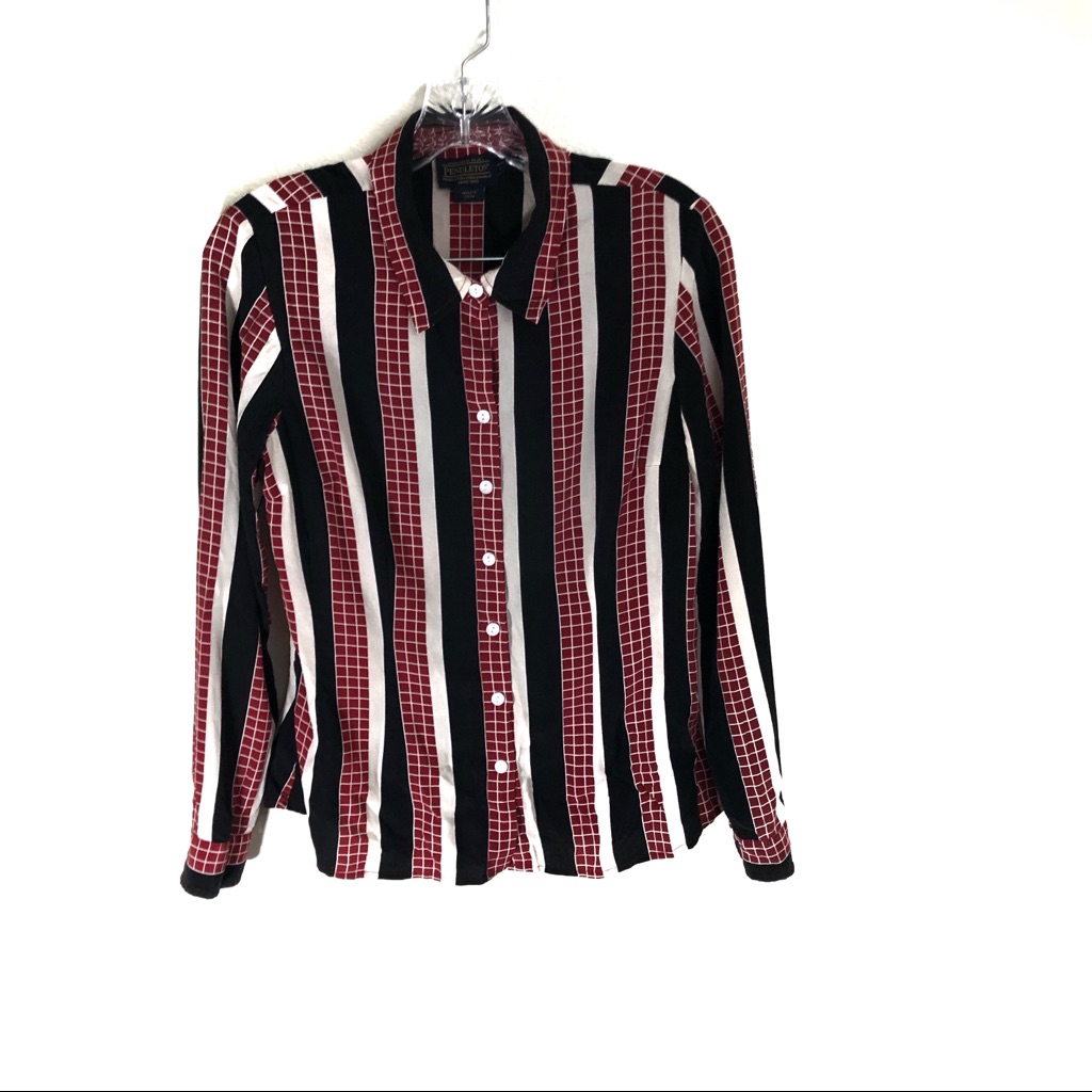 Pendleton Silk Button Down